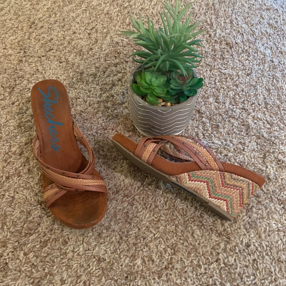 Skechers sandal wedges